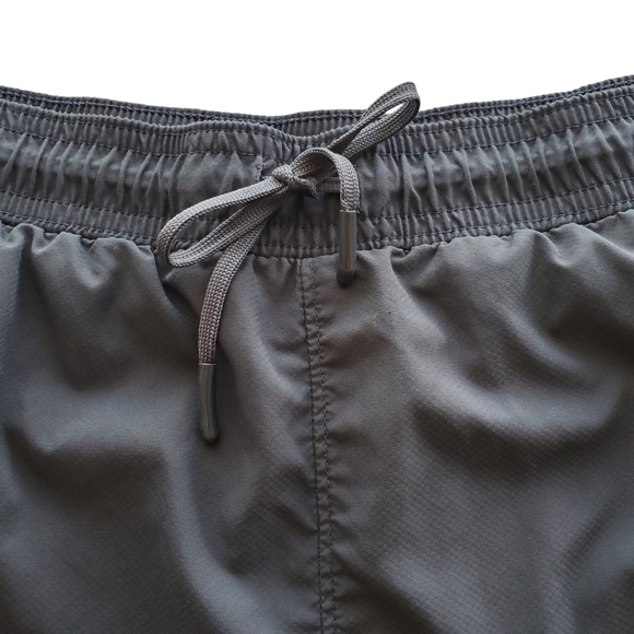 Athleta Shorts Women Large Record Time Microfiber Gray Purple Workout Run Walk L - Picture 4 of 14